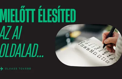 AI-val épített weboldal élesítés előtti ellenőrzőlista: mit nézz át, mielőtt kiteszed