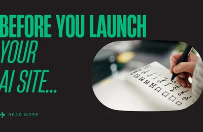 AI-Built Website Pre-Launch Checklist: What to Check Before You Go Live