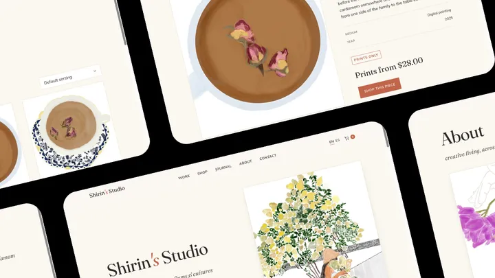 Artist Portfolio & Print Shop
