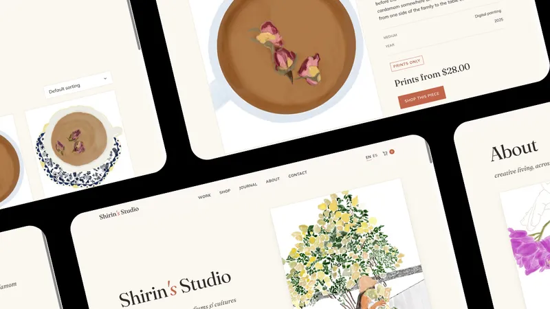 Artist Portfolio & Print Shop