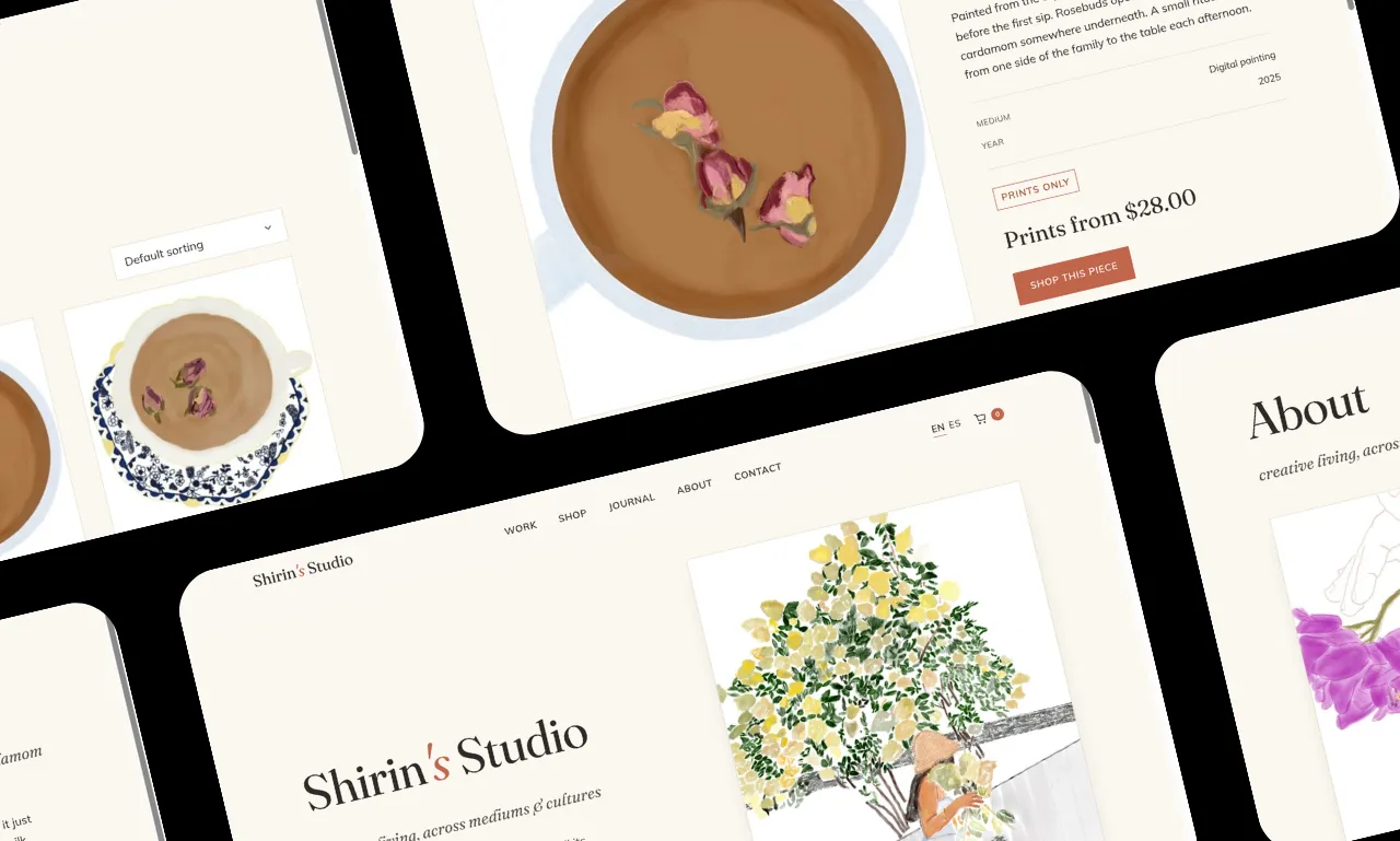 Artist Portfolio & Print Shop