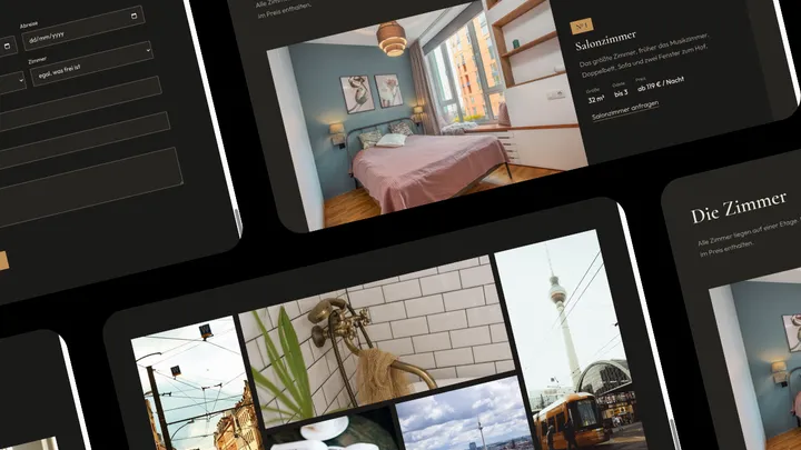 Boutique Guesthouse Website