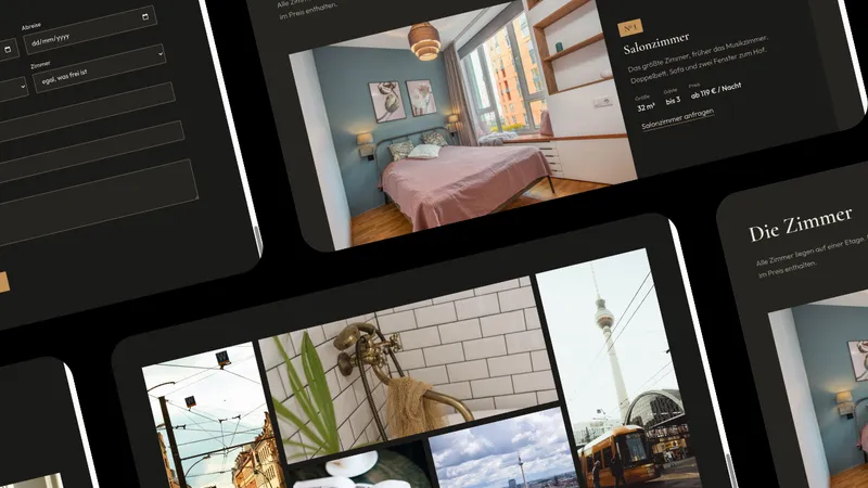 Boutique Guesthouse Website