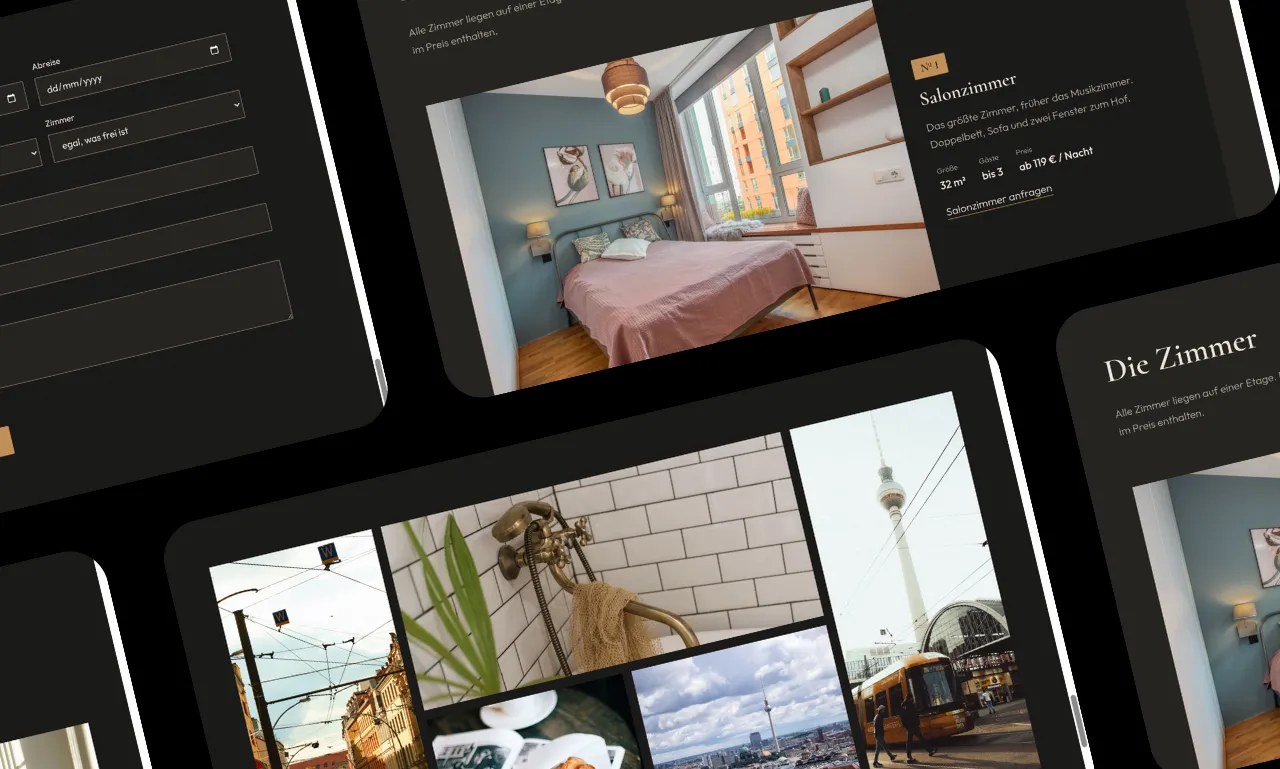 Boutique Guesthouse Website