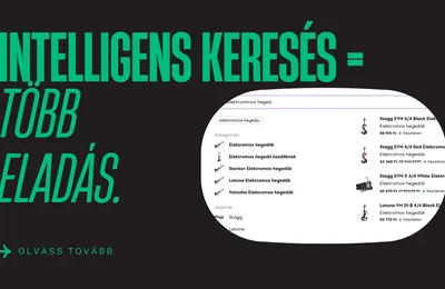 Mesterséges intelligencia által támogatott keresés webshopban