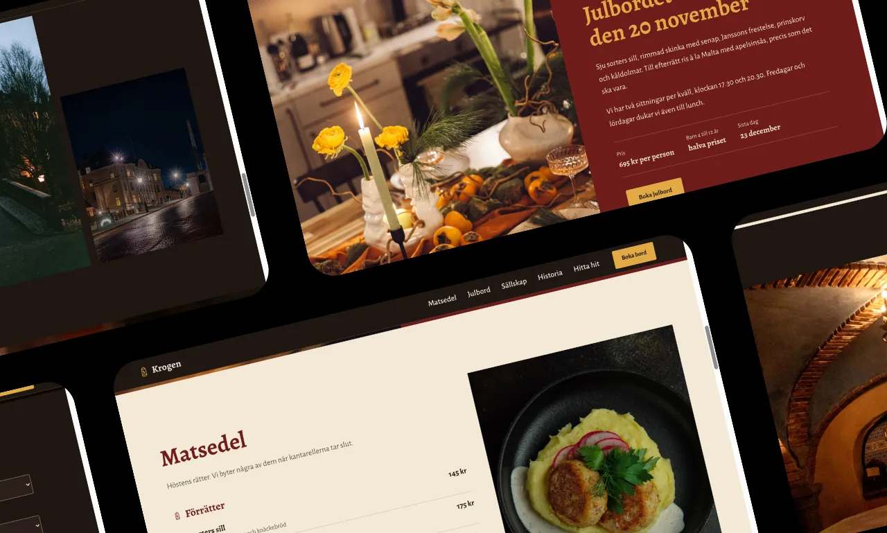 Cellar Restaurant Website