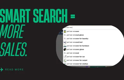 AI-powered search interface on an e-commerce website