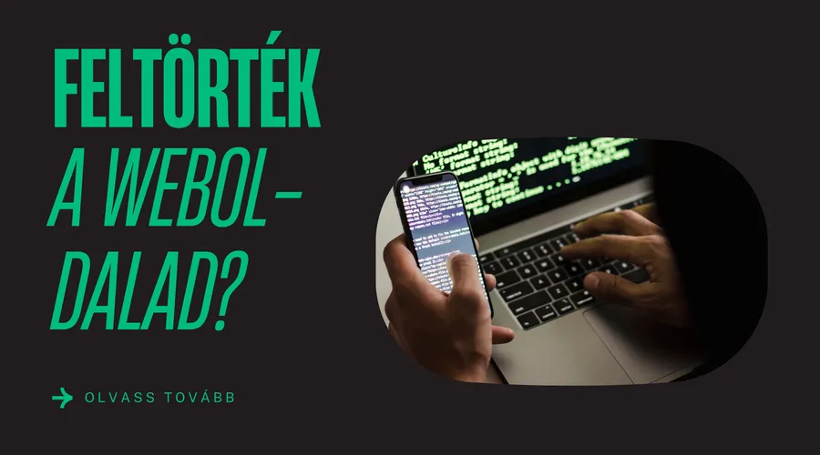 Feltört WordPress weboldal és biztonsági figyelmeztetés