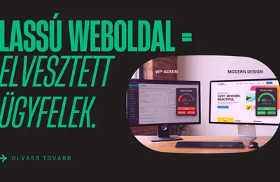 WordPress oldal sebességmérő dashboard